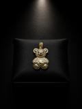 Plated Bear Pendant