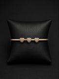 PLATED HEART BRACELET