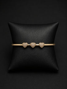 PLATED HEART BRACELET