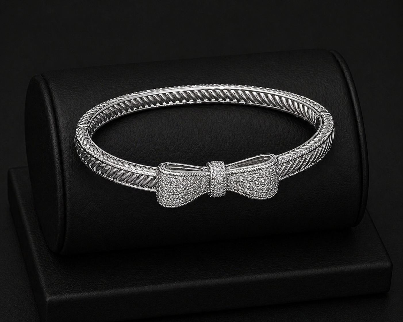 Plated Bow Bangle