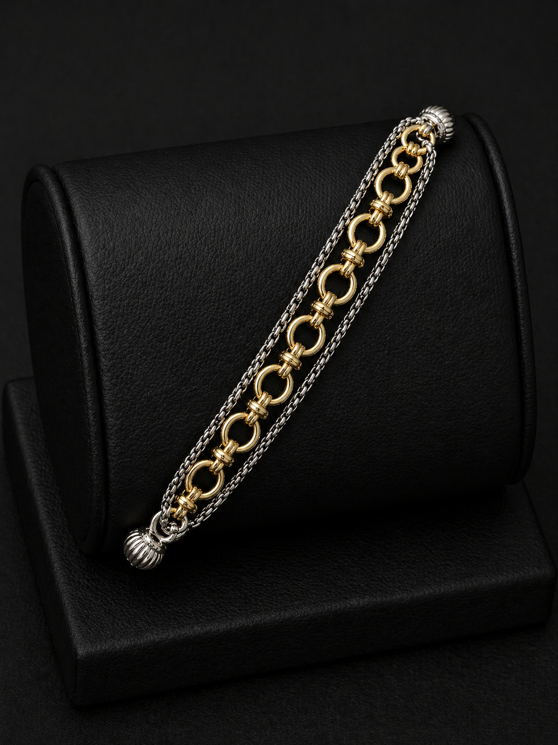 Gold Plated 3 Strand Bracelet