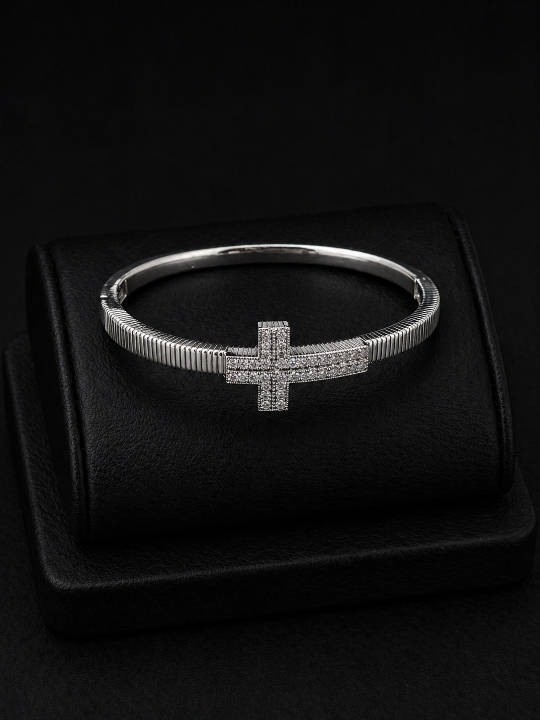 Plated Cross Bangle