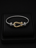 Gold plated bangle
