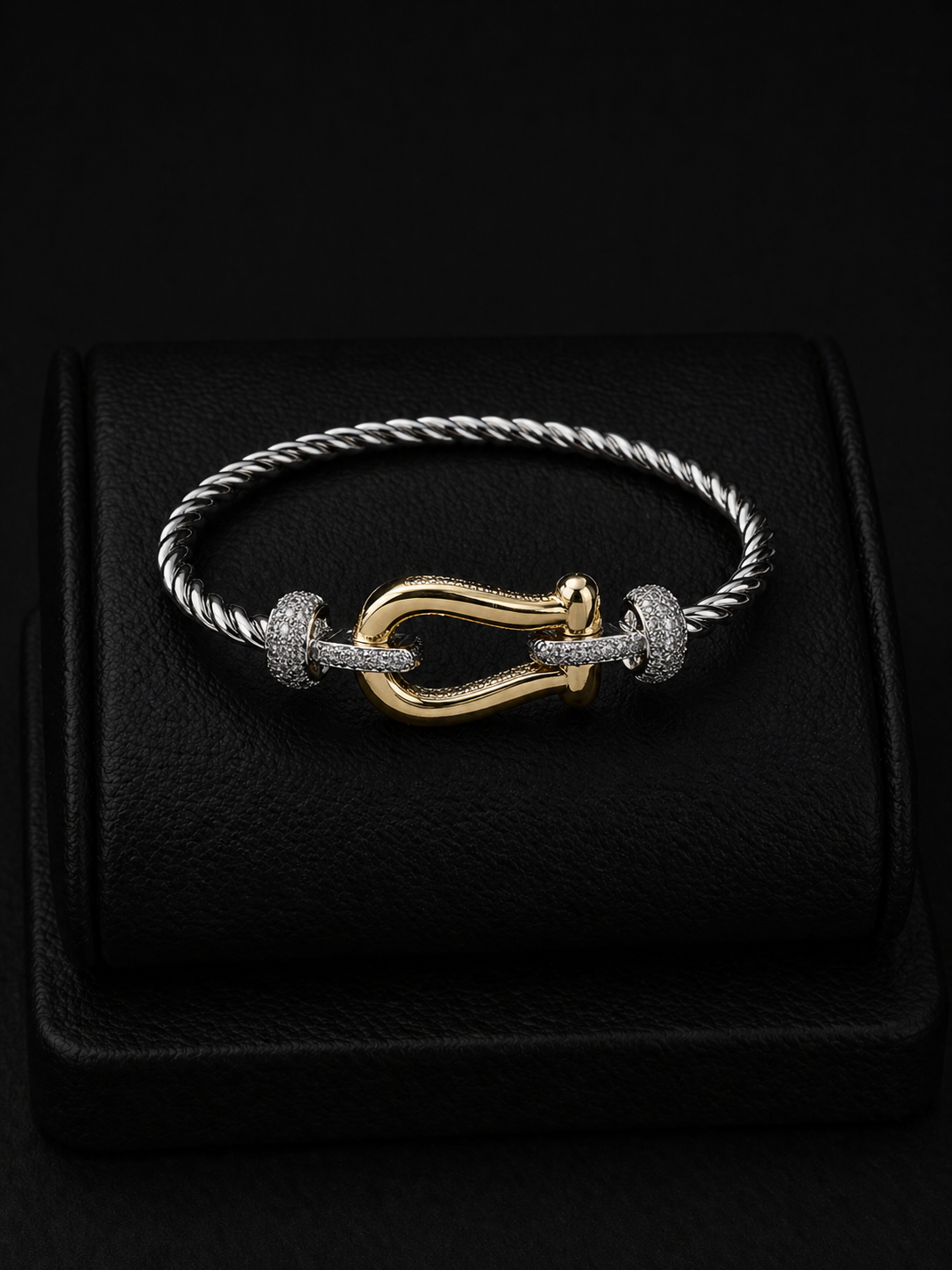 Gold plated bangle