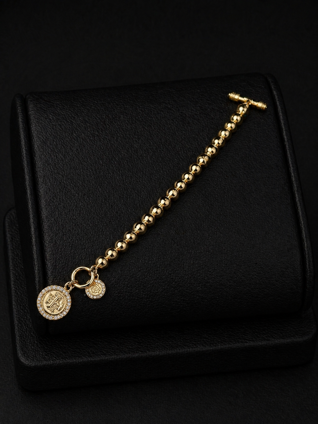 Gold Plated Coin Bracelet