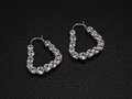 Plated Heart Earrings