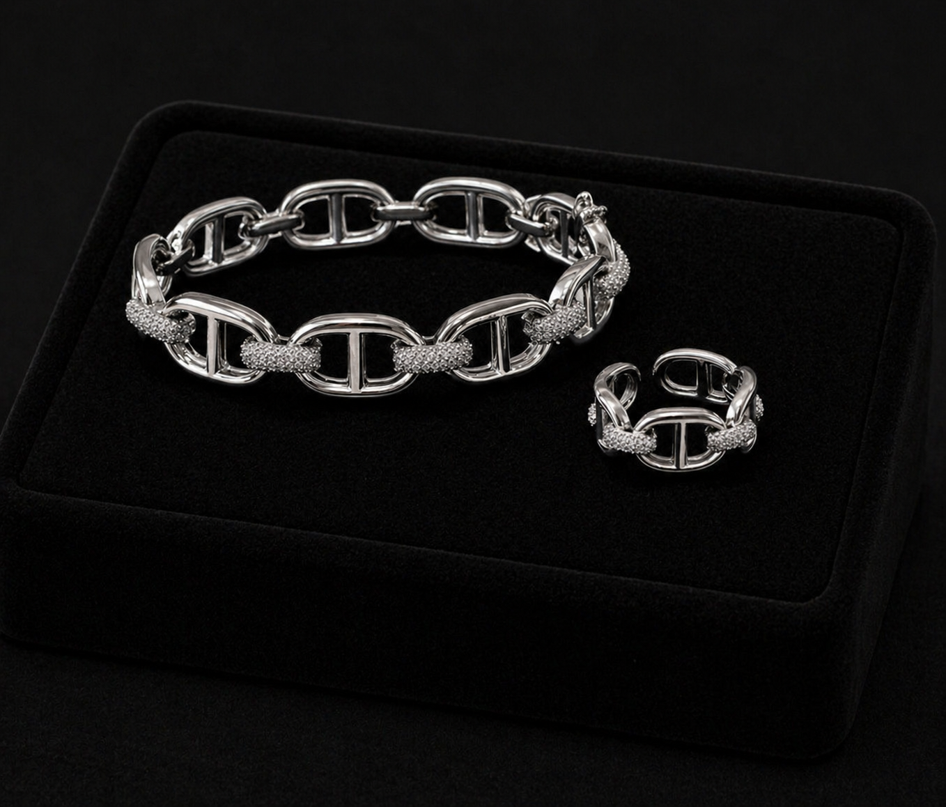 Plated Bracelet Set
