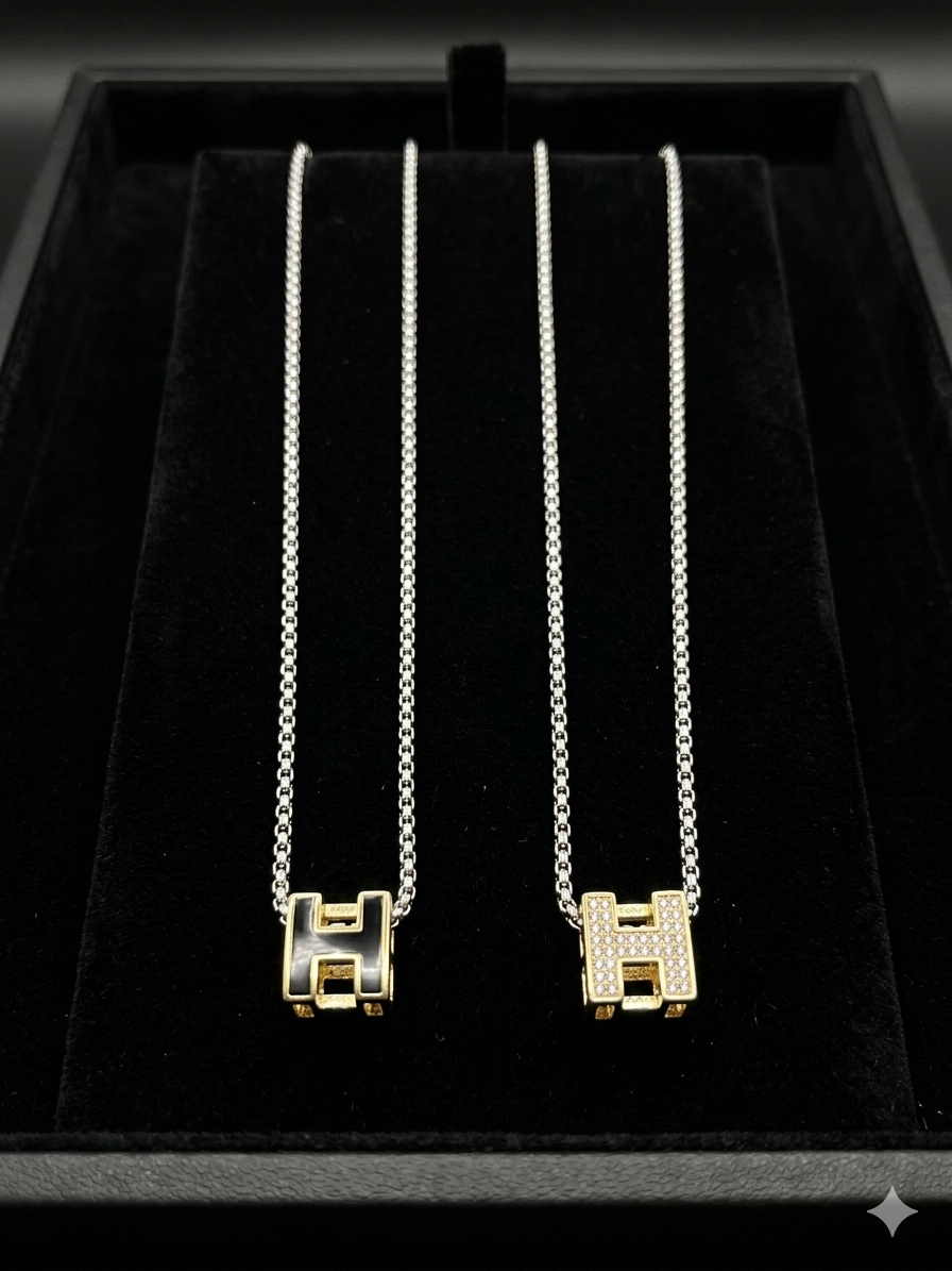 Two Sided Plated Necklace