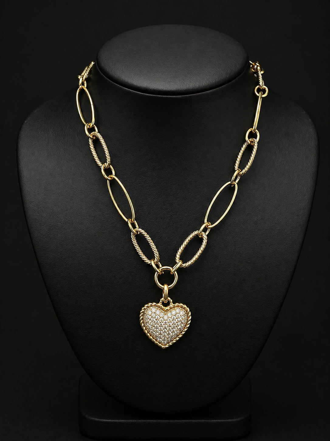Plated Heart Necklace