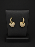 Plated Heart Earrings